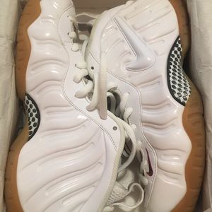 Nike White Gum Foamposites